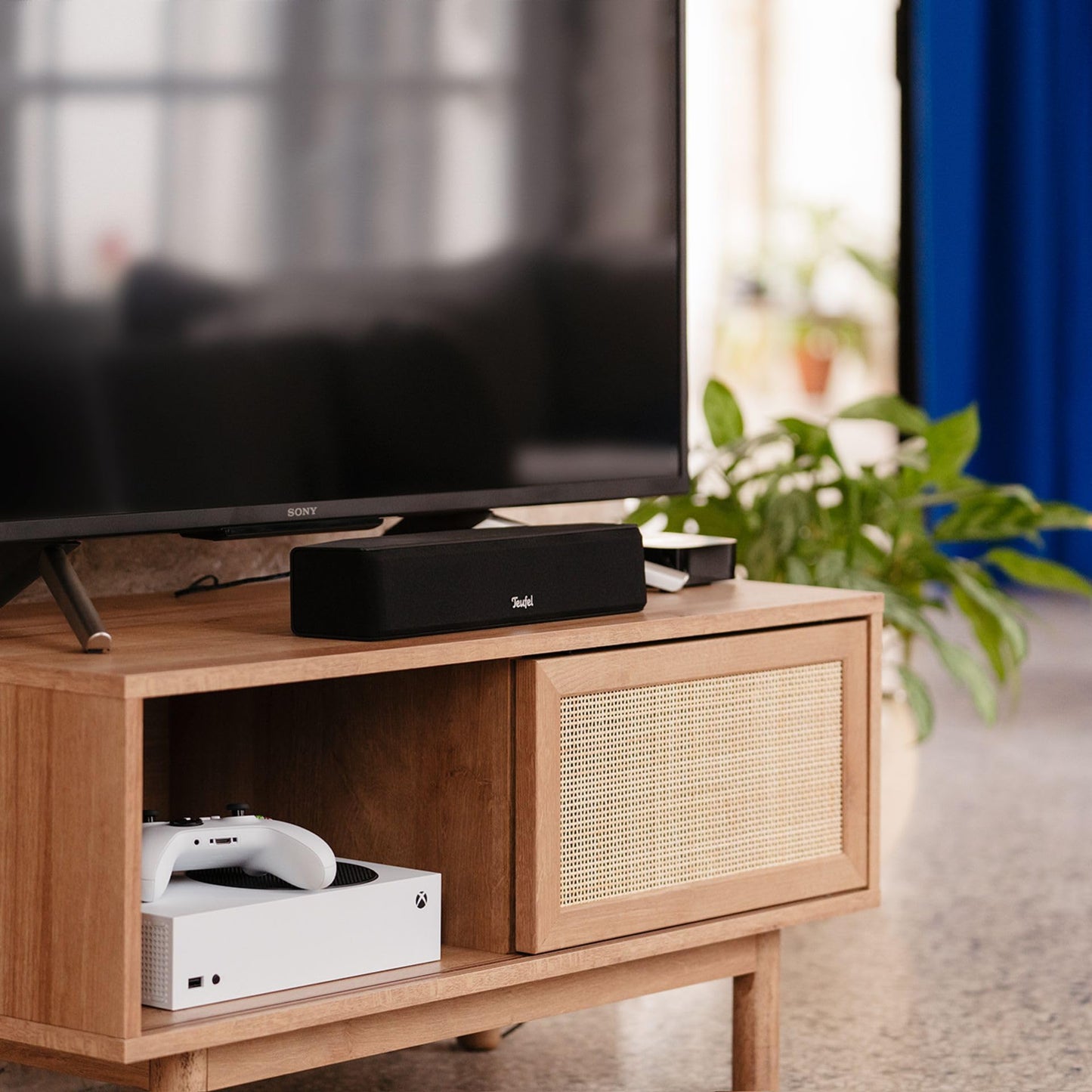 Teufel CINEBAR ONE Soundbar Bluetooth Sound Musik Games Film PC Notebook (Schwarz)